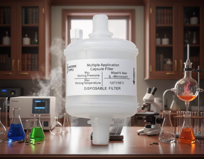 Hydrophilic White Capsule Filter (PVDF)