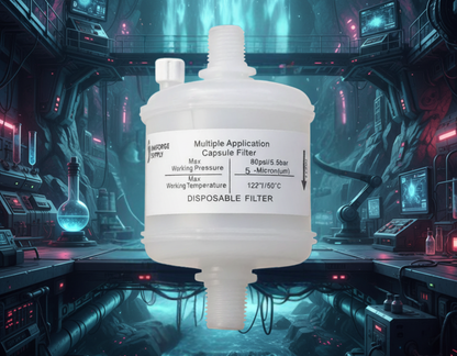 Hydrophilic White Capsule Filter (PTFE)